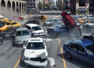 Составлен рейтинг самых опасных водителей среди голливудских звёзд Car crash