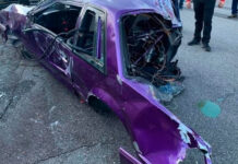 Слабонервным не смотреть: в дрэге Ford Mustang разорвало на куски Ford Mustang crash
