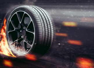 Смотрите, что будет с шиной на скорости 620 км/ч Tyre