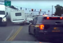 Поймай меня, если сможешь! Захватывающее видео погони за домом на колесах Camper