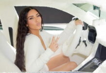 Ким Кардашьян похвалилась пушистым Lamborghini. Ее высмеяли Kim Kardashian