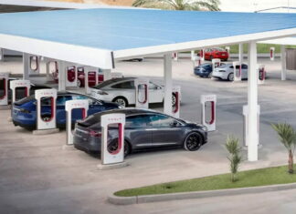 Tesla поделится заправками с конкурентами. Но не бесплатно Tesla Supercharger