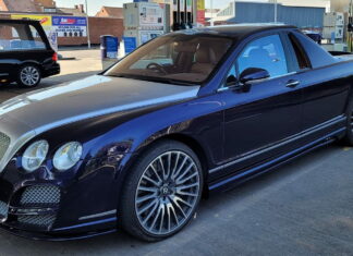 Для элитного картофеля: роскошный Bentley стал грузовиком Bentley Flying Spur Pickup