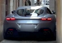 Побег из города: смотрите, что случилось с Ferrari (видео) Ferrari Roma