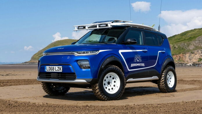 Kia Soul EV Beach Car