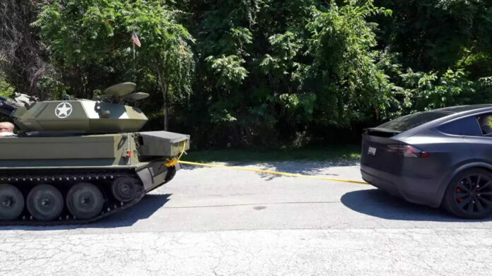Tesla vs tank