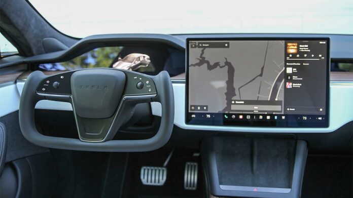 tesla model s steering wheel