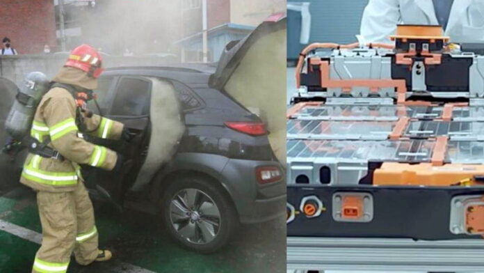chevrolet bolt ev fire