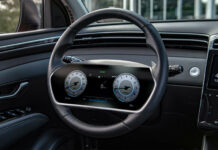 Изобретение века: приборная панель переехала на руль Hyundai steering