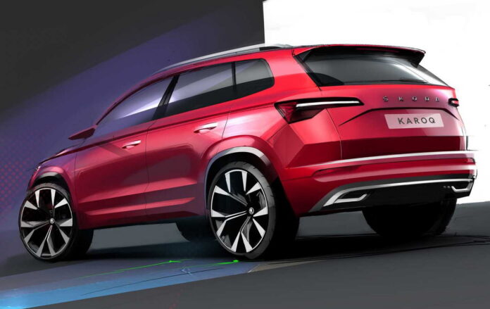 2022-skoda-karoq-facelift-teaser 1 skoda-karoq