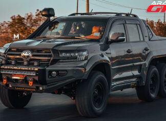 Шайтан-арба: Toyota Land Cruiser превратили в шестиколесного монстра Land Cruiser 6X6