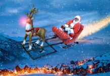 Машина по сезону: электрические сани Санта-Клауса за 1300 долларов santa-sleigh-ev