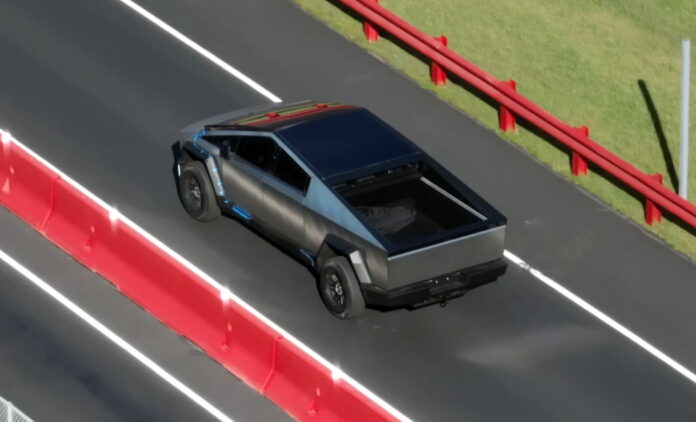Tesla Cybertruck test 1 Tesla Cybertruck