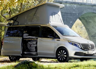 Жить в электрокаре: Mercedes-Benz создал специальный автомобиль Mercedes-Benz EQV camper