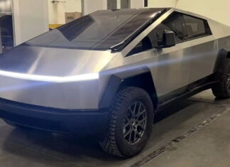 Без лазеров, но с зеркалами: опубликованы фото и видео серийного пикапа Tesla Cybertruck Tesla Cybertruck