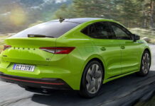 6,5 с до сотни: представлен самый мощный и быстрый электромобиль Skoda koda-enyaq-coupe-rs