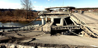 Irpin bridge