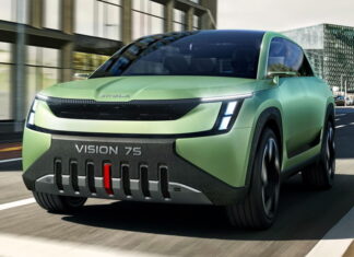 Skoda показала електричну заміну Kodiaq із запасом ходу 600 км Skoda Vision 7S