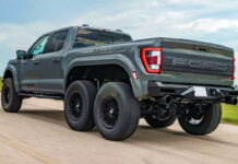 За ціною суперкара: представлено найдивовижніший пікап Ford Hennessey VelociRaptor 6x6