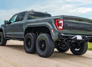 За ціною суперкара: представлено найдивовижніший пікап Ford Hennessey VelociRaptor 6x6