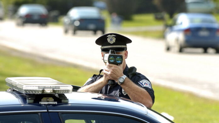Police speed camera