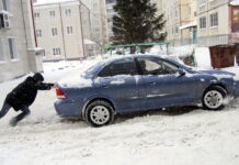 Авто взимку