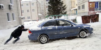 Авто взимку