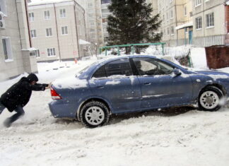 Авто взимку