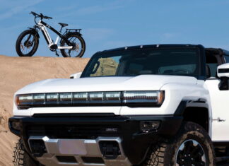 Електричний позашляховик за $4000: представлено двоколісний Hummer GMC Hummer All-Wheel-Drive e-Bike