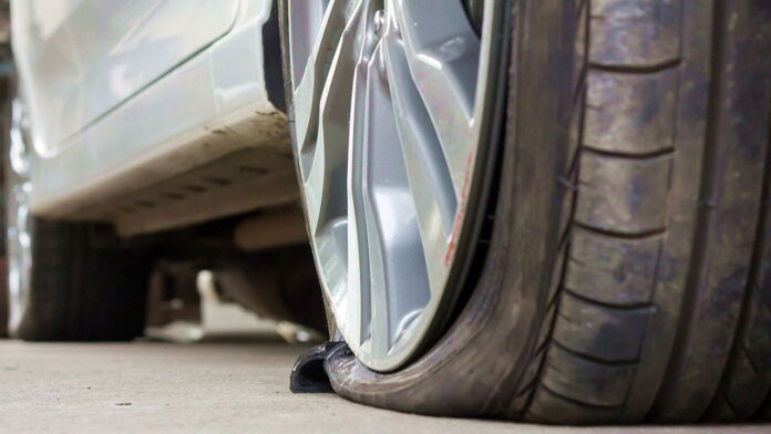 tyre broken tyre broken
