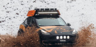 Tesla Model Y offroad