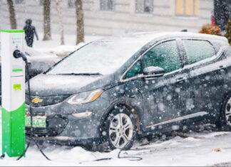 winter-electric-car