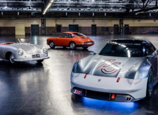 Porsche святкує 75-річчя першого спорткара 500-сильною машиною часу Porsche-357-Vision