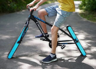 Взагалі без коліс: винайдено дивовижний велосипед Wheelless Bike