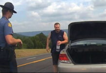 Drunk car driver