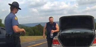 Drunk car driver
