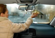 water-in-car