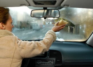 water-in-car