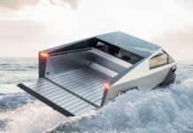 Не запливайте за буйки! Ілон Маск навчить Tesla Cybertruck плавати cybertruck-boat