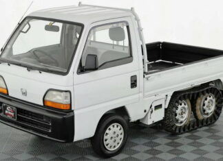 Для суворої зими: на продаж виставлено унікальну Honda Honda Acty Crawler