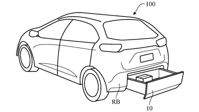 Honda rear bumper storage