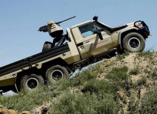 Винищувач дронів: представлено 6-колісний Toyota Land Cruiser (відео) TAC-6-Land-Cruiser
