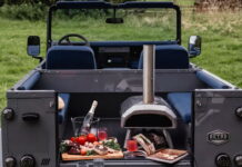 Для пілота Формули-1 створили піцерію на колесах Land Rover Defender Pizza Oven