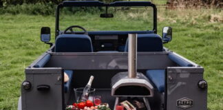 Land Rover Defender Pizza Oven