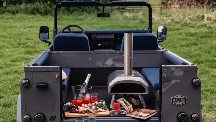 Land Rover Defender Pizza Oven