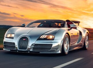 На продаж виставлено найдорожчий в історії Bugatti Veyron з кузовом із цілісного шматка алюмінію Bugatti Veyron Grand Sport Vitesse