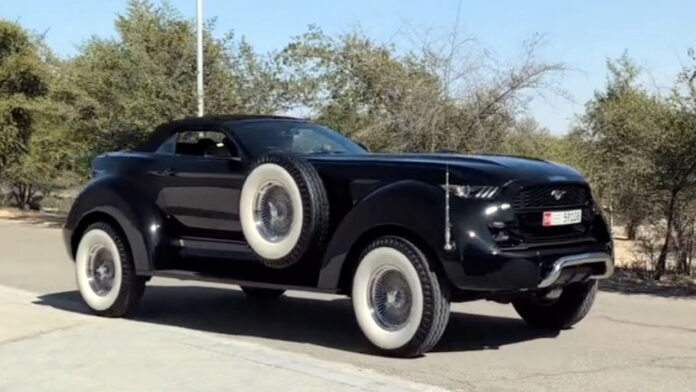 Mustang merged with a Dodge Ram pickup truck 4 Mustang merged with a Dodge Ram pickup truck