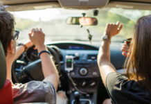 Music in car