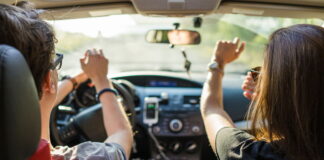 Music in car