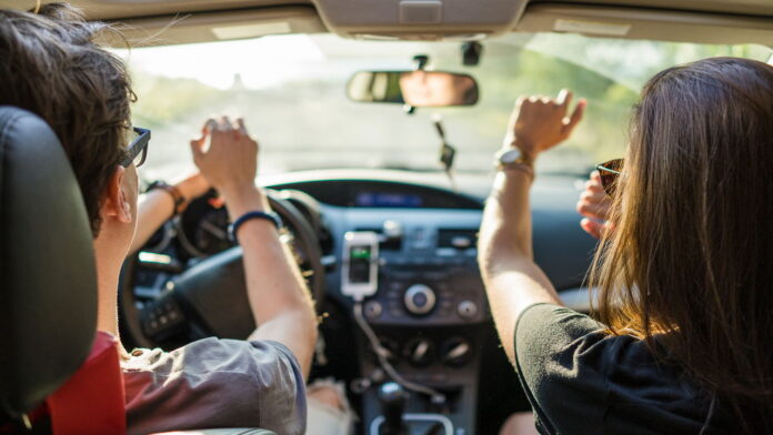 Music in car
